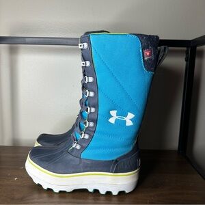 Under Armour Clackamas Blue & Grey Primaloft Boots Sz 6.5